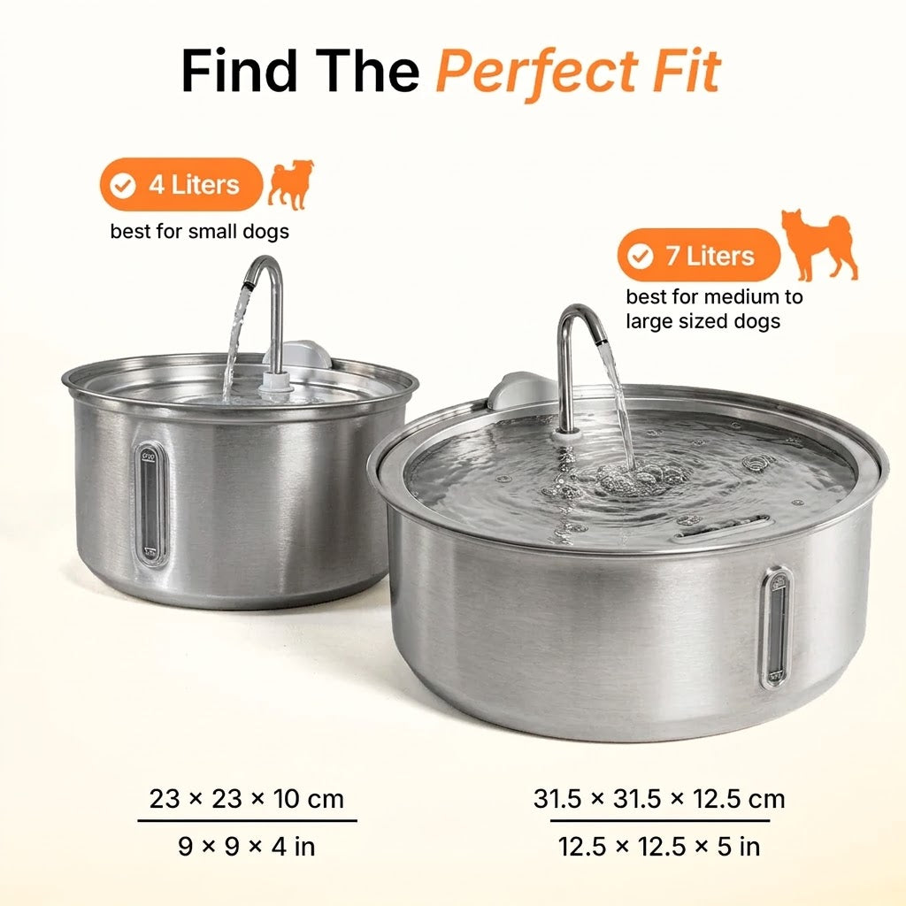 The Stainless Steel Health Fountain